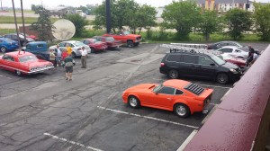 Cool HRPT parking lot!